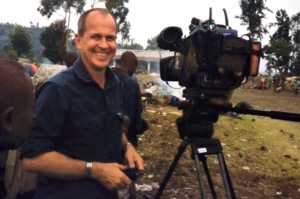 Peter Greste, jailed Australian journalist and tv camera